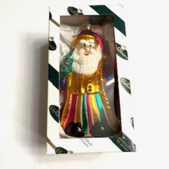 Christborn Glass Santa Claus Ornament, Made in Germany ( Vtg ) - Picture 6 of 8